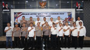 Wakapolresta Jambi AKBP Nurhadiansyah, S.I.K Pimpin Latihan Pra Operasi Pekat Tahun 2024