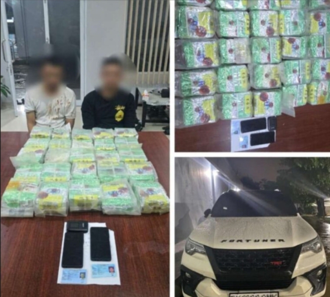 BNNP Jambi Berhasil Amankan 25 Kg Serta Dua Kurir Jaringan Medan -Jambi