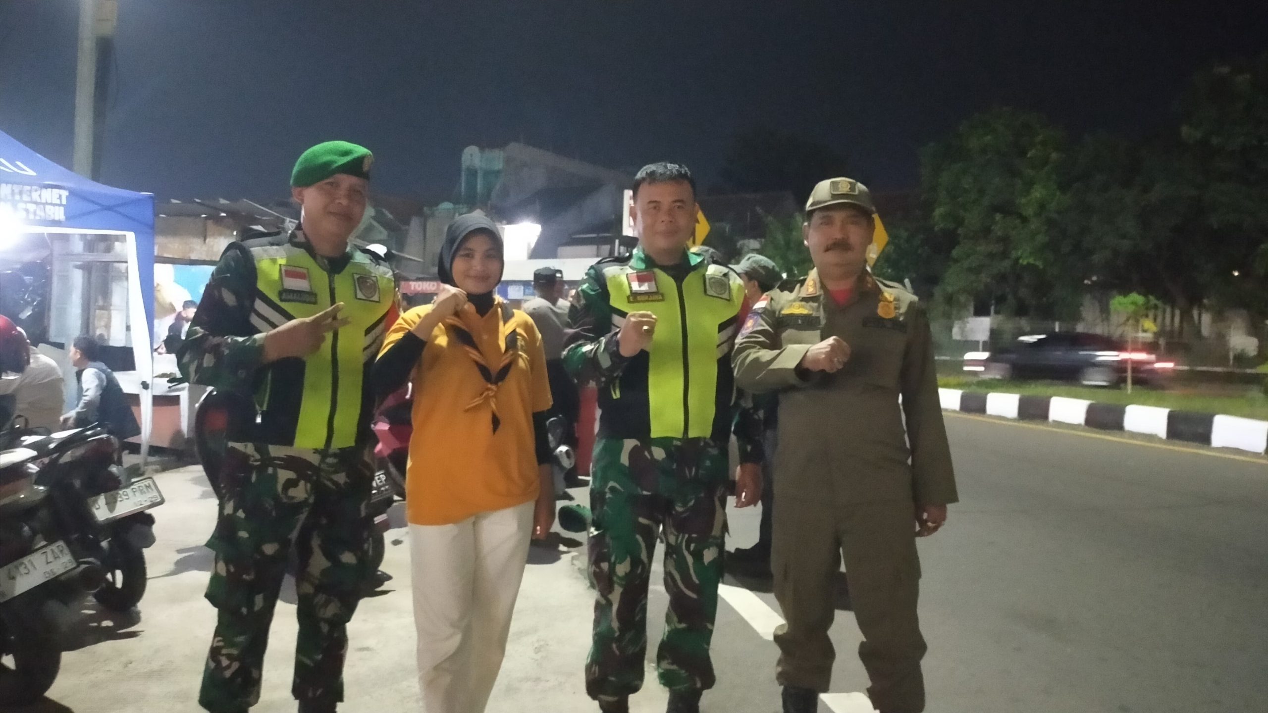 Sat Pol PP Cileunyi Ikut Apel Siaga Patroli Gabungan  Amankan Malam Takbir