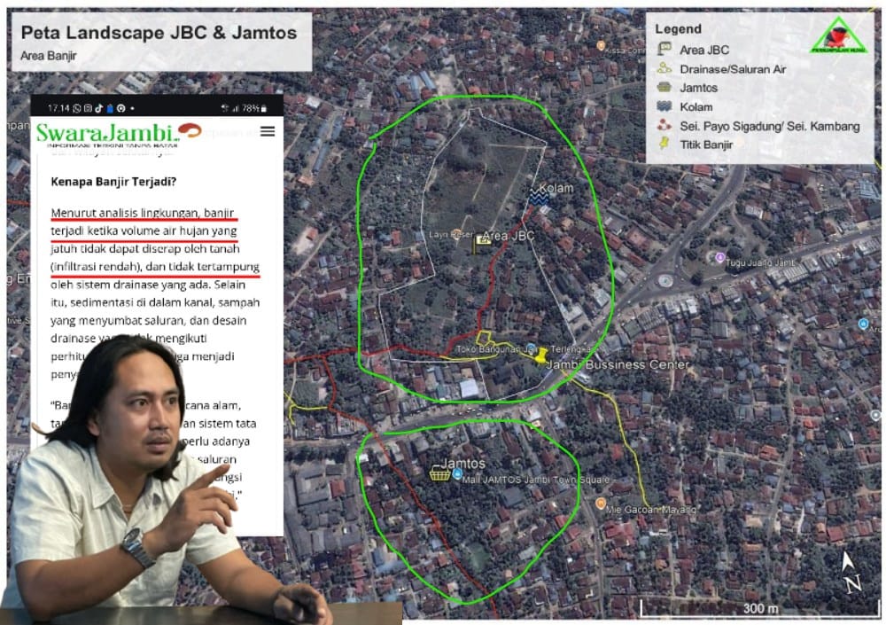 Aktivis Perkumpulan Hijau Buka Suara Terkait Pernyataan Prov. Aswandi Soal Banjir di Simpang Mayang