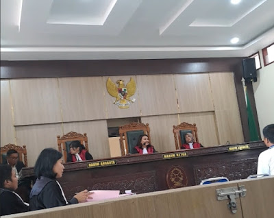 Ketua Majelis Hakim Erika Sari Emsah Ginting SH MH Dengan Lantang Baca kan Putusan Lidos Girsang 5 Tahun: Kasus Baru Menanti Lindos Girsang, Pengeroyokan Bersama Ayah,Ibu