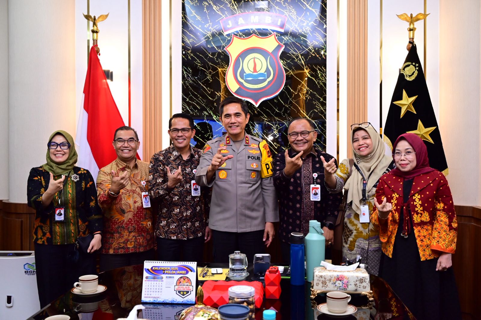 Perkuat Sinergi Akademik dan Kepolisian, Kapolda Jambi Terima Audiensi Rektor UNJA