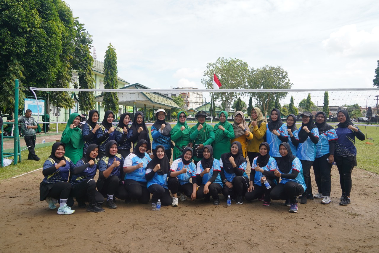 Semarak Pertandingan Olahraga Warnai HUT ke-66 Korem 042/Gapu