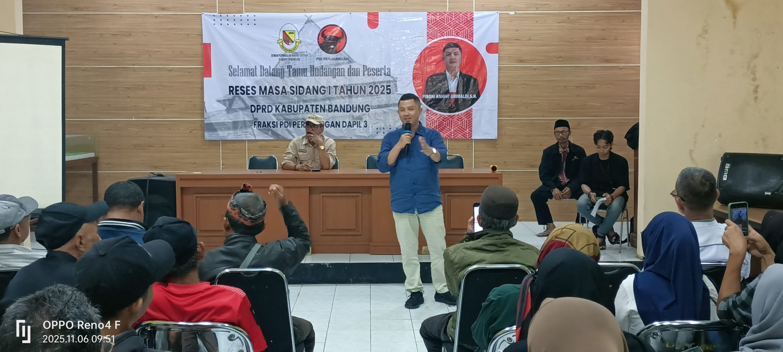Antusias, Warga Desa Cimekar Hadiri Reses Pironi Knight Grimaldi S.H di Masa Sidang 1 Tahun 2025