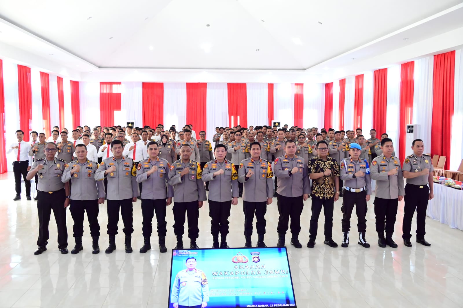 Kunjungan Kerja Wakapolda Jambi Jadi Momentum Penguatan Pengawasan Internal