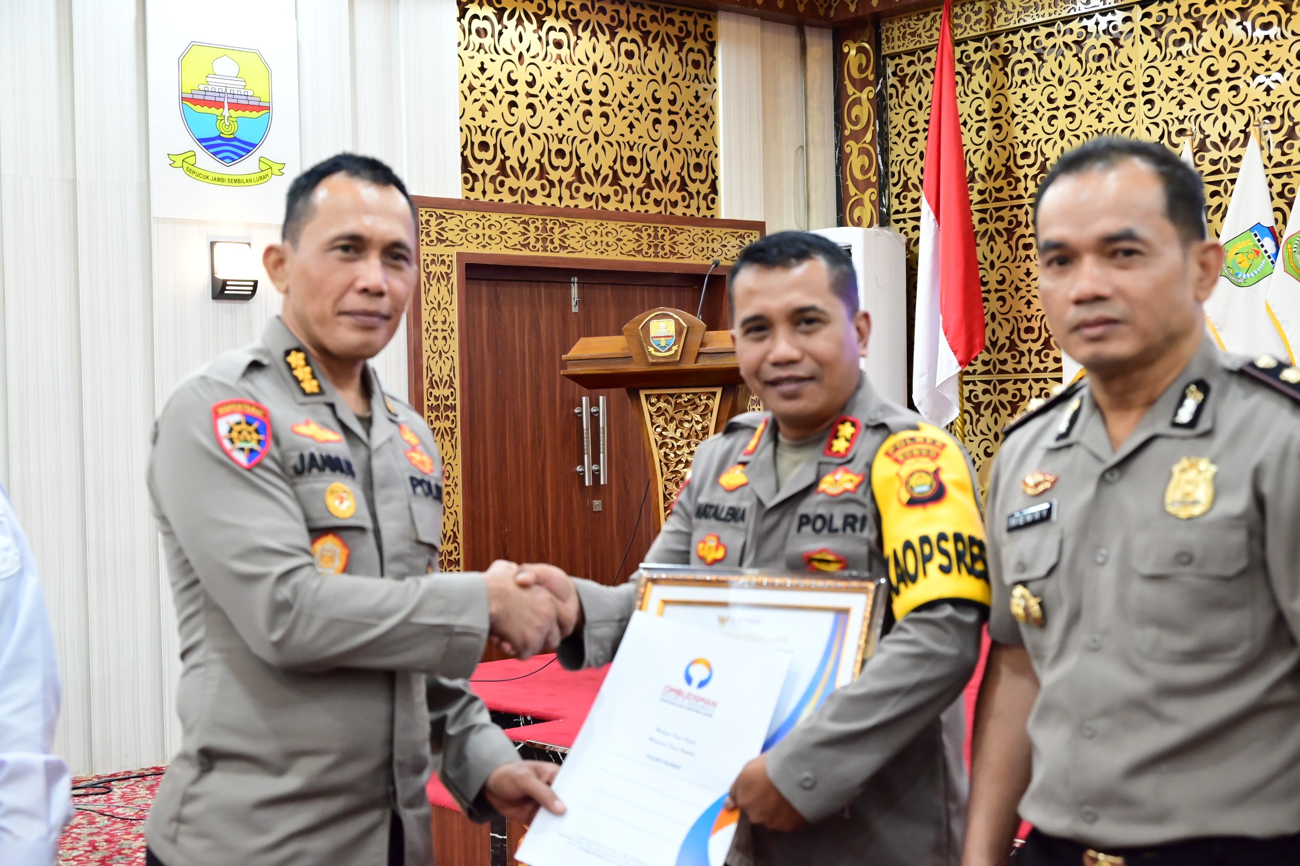 Irwasda Polda Jambi Hadiri Penyerahan Opini Ombudsman 2025, Dorong Lompatan Kualitas Pelayanan Publik