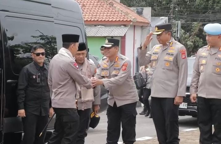 Kapolda Jabar  Sambut Kunjungan Kapolri di Tenjolayar Majalengka