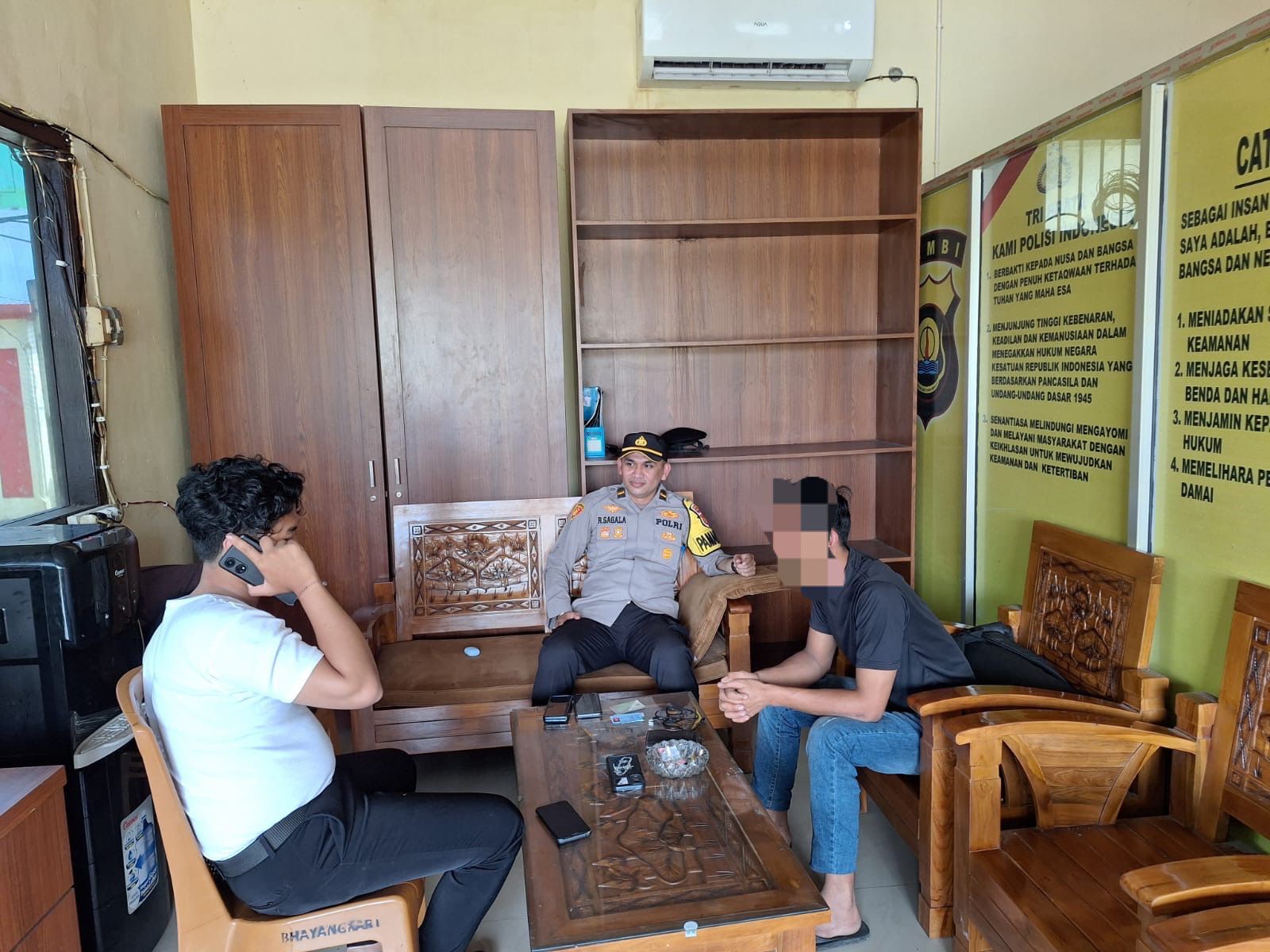 Ditangkap di Dalam Bus! Kesigapan Polisi Sarolangun Gagalkan Pelarian Terduga Pelaku Curat