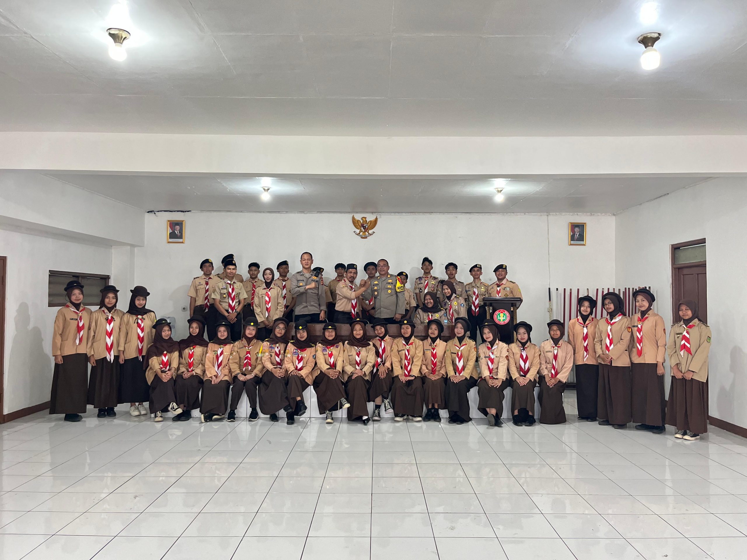 Pramuka Lembang Siap Bantu Amankan Arus Mudik Lebaran 2026, 40 Peserta Diterjunkan di Dua Pos Pengamanan