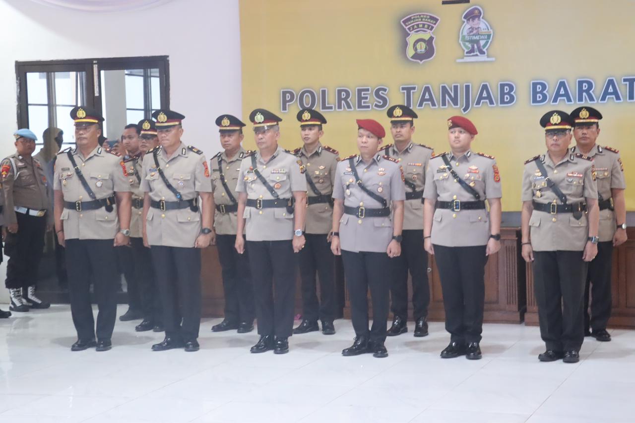 Rotasi Besar di Tubuh Polres Tanjab Barat, Kapolres M. Kuswicaksono Tekankan Akselerasi Kinerja