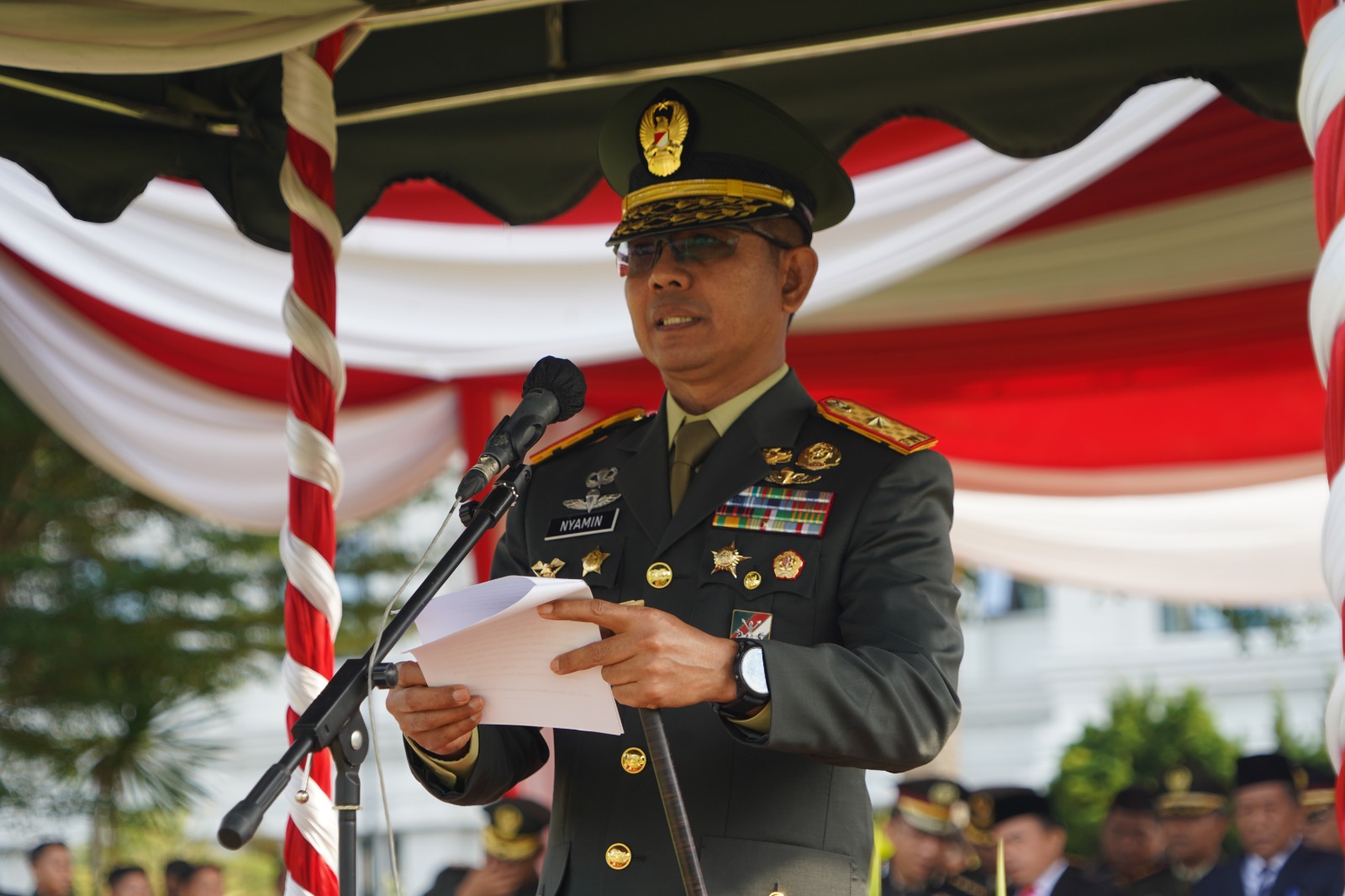 Danrem 042/Gapu Pimpin Upacara Hari Lahir Pancasila 2026, Tegaskan Pancasila Sebagai Pemersatu Bangsa